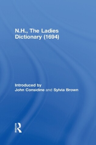 Cover of N.H., The Ladies Dictionary (1694)