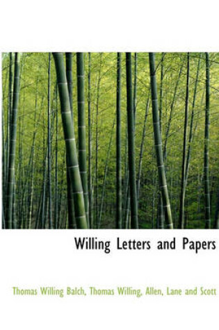 Cover of Willing Letters and Papers