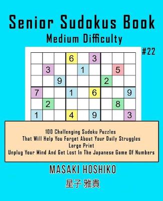 Book cover for Senior Sudokus Book Medium Difficulty #22