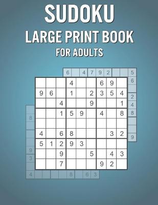 Book cover for Sudoku Large Print Book For Adults