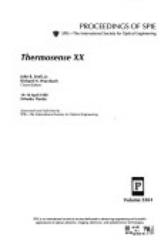 Cover of Thermosense Xx