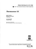 Book cover for Thermosense Xx