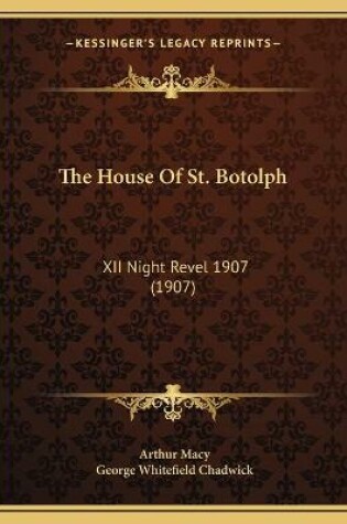 Cover of The House Of St. Botolph