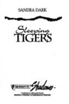 Book cover for Sleeping Tigers