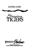 Book cover for Sleeping Tigers