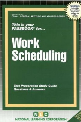 Cover of WORK SCHEDULING