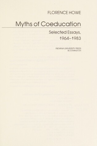 Cover of Myths of Coeducation