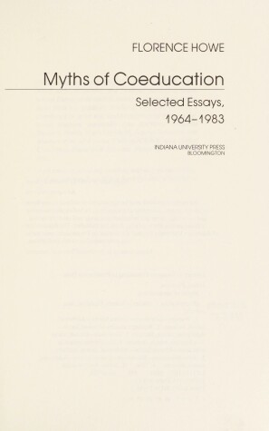 Cover of Myths of Coeducation