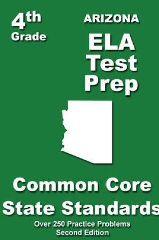 Cover of Arizona 4th Grade ELA Test Prep