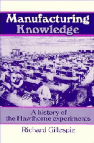 Cover of Manufacturing Knowledge