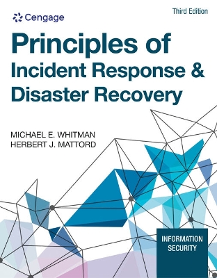 Book cover for Mindtap for Whitman/Mattord's Principles of Incident Response and Disaster Recovery, 1 Term Printed Access Card