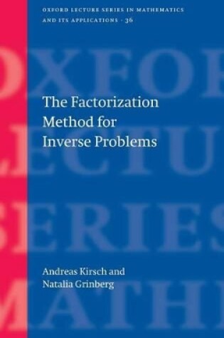 Cover of The Factorization Method for Inverse Problems