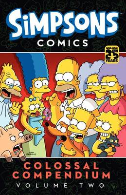 Book cover for Simpsons Comics Colossal Compendium, Volume 2