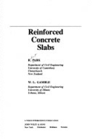 Cover of Reinforced Concrete Slabs