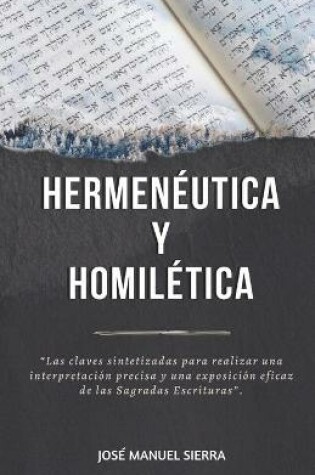 Cover of Hermeneutica y Homiletica
