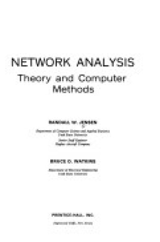 Cover of Network Analysis