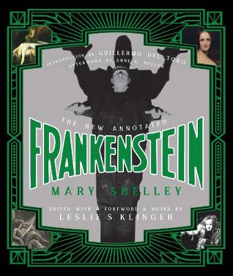 Book cover for The New Annotated Frankenstein