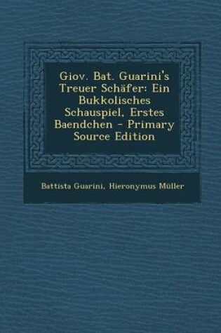 Cover of Giov. Bat. Guarini's Treuer Schafer