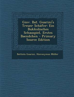 Book cover for Giov. Bat. Guarini's Treuer Schafer