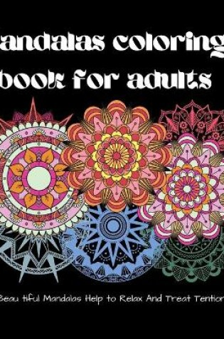 Cover of Mandalas coloring book for adults