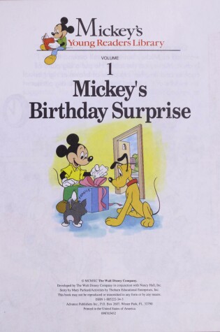 Cover of Mickey's Birthday Surprise