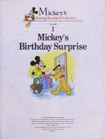 Cover of Mickey's Birthday Surprise