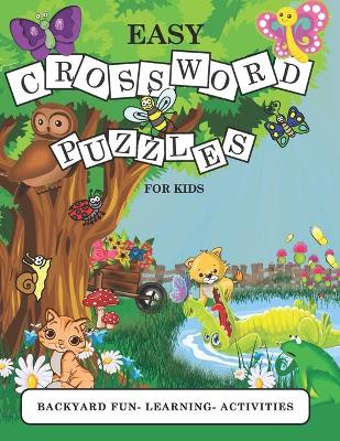 Book cover for Easy Crossword Puzzles for Kids