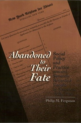 Cover of Abandoned to Their Fate