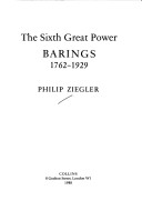 Book cover for The Sixth Great Power