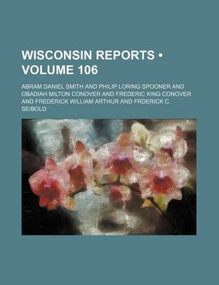 Book cover for Wisconsin Reports (Volume 106)