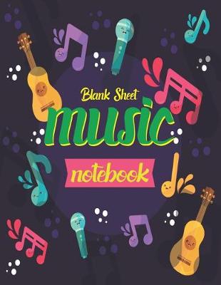 Cover of Blank Sheet Music Notebook