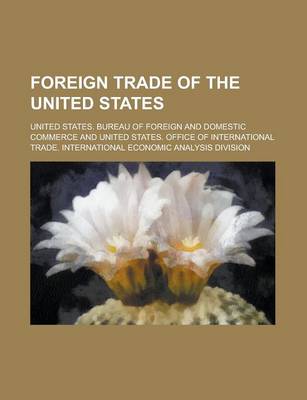 Book cover for Foreign Trade of the United States