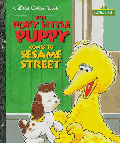 Book cover for The Poky Little Puppy Comes to Sesame Street