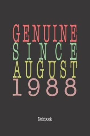 Cover of Genuine Since August 1988