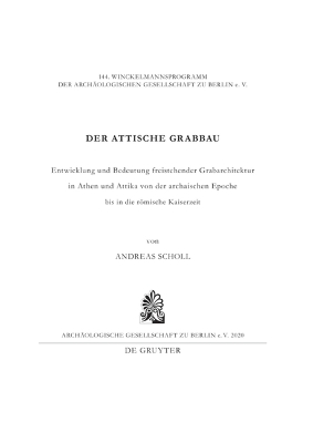 Cover of Der Attische Grabbau