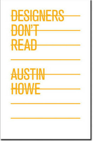 Cover of Designers Don't Read