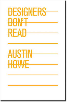 Book cover for Designers Don't Read