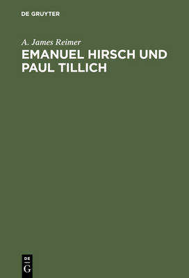 Book cover for Emanuel Hirsch Und Paul Tillich