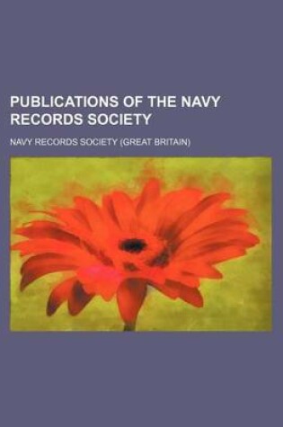 Cover of Publications of the Navy Records Society (Volume 13)