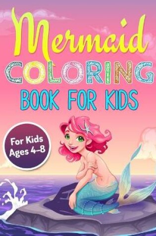 Cover of Mermaid Coloring Book For kids