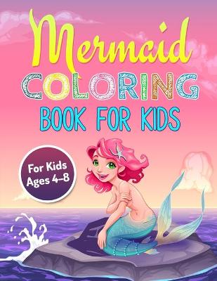 Cover of Mermaid Coloring Book For kids