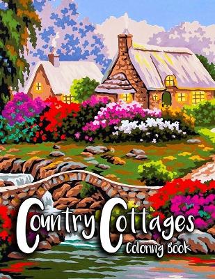 Book cover for Country Cottages Coloring Book