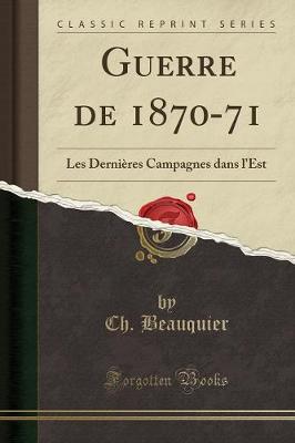 Book cover for Guerre de 1870-71