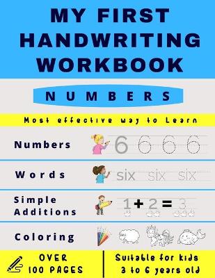 Cover of My First Handwriting Workbrook - Numbers