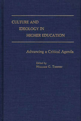 Book cover for Culture and Ideology in Higher Education