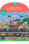 Book cover for Sí Sabo Town: A Bilingual Reusable Sticker Play Set