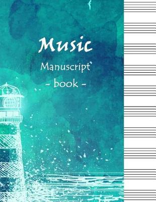 Book cover for Music Manuscript Book