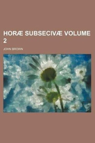 Cover of Hora Subseciva (Volume 2)