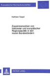 Book cover for Zusammenwirken Von Nationaler Und Europaeischer Regionalpolitik in Den Neuen Bundeslaendern