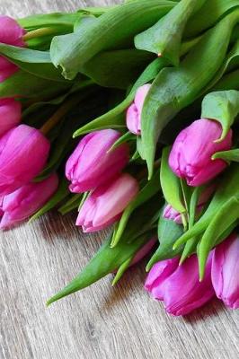 Book cover for A Grand Display of Pink Tulips Journal